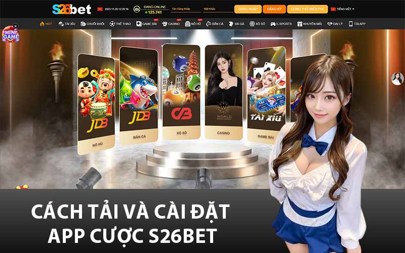 Cách tải và cài đặt app cược S26Bet