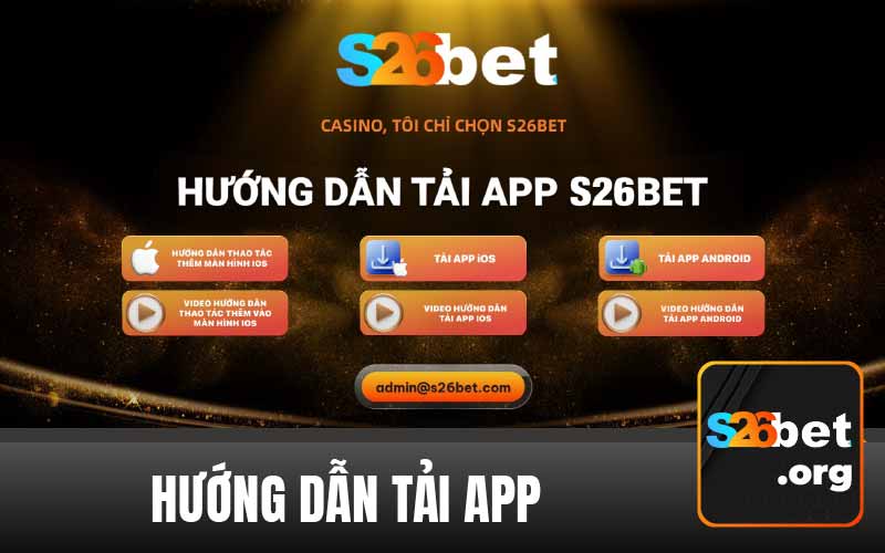 Cách tải ứng dụng cược S26Bet dễ hiểu nhất